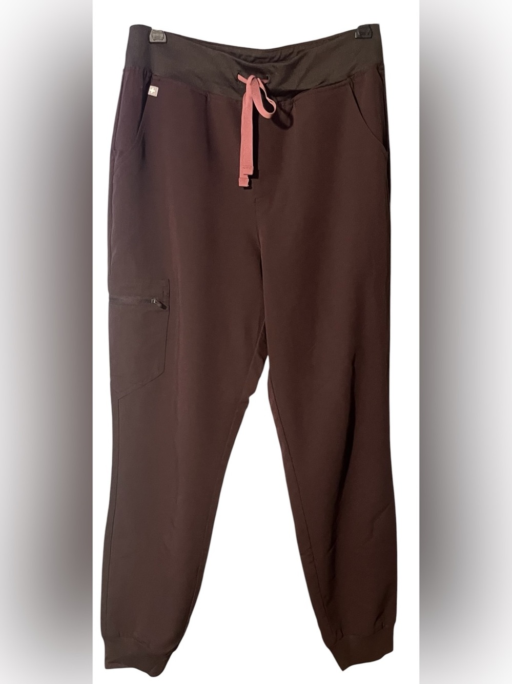 🤎FIGS Zamora Jogger Scrub Pants. Limited edition color-Expresso. Medium. EUC.